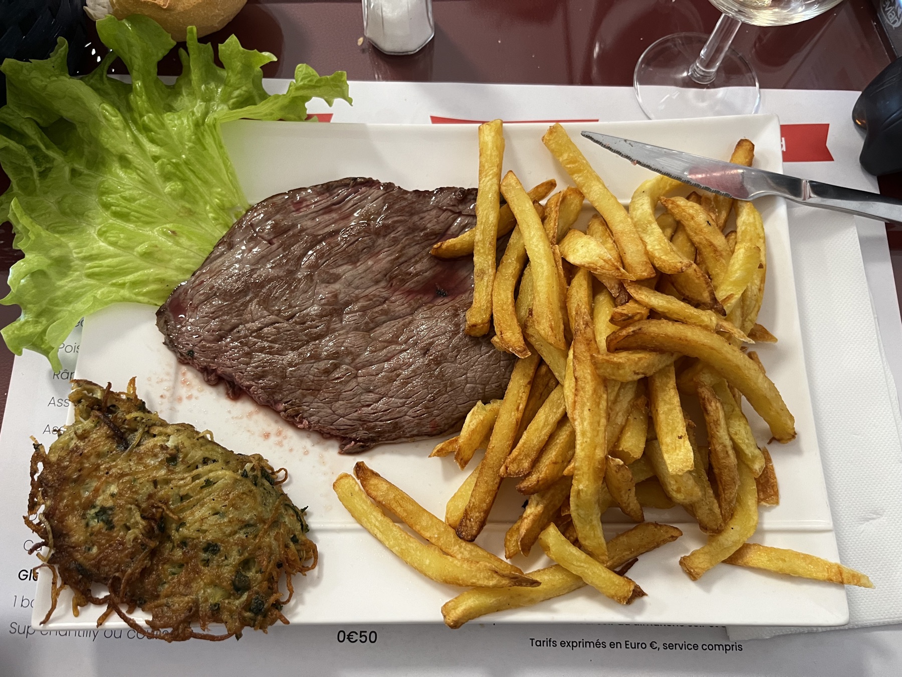 Steak frites maison