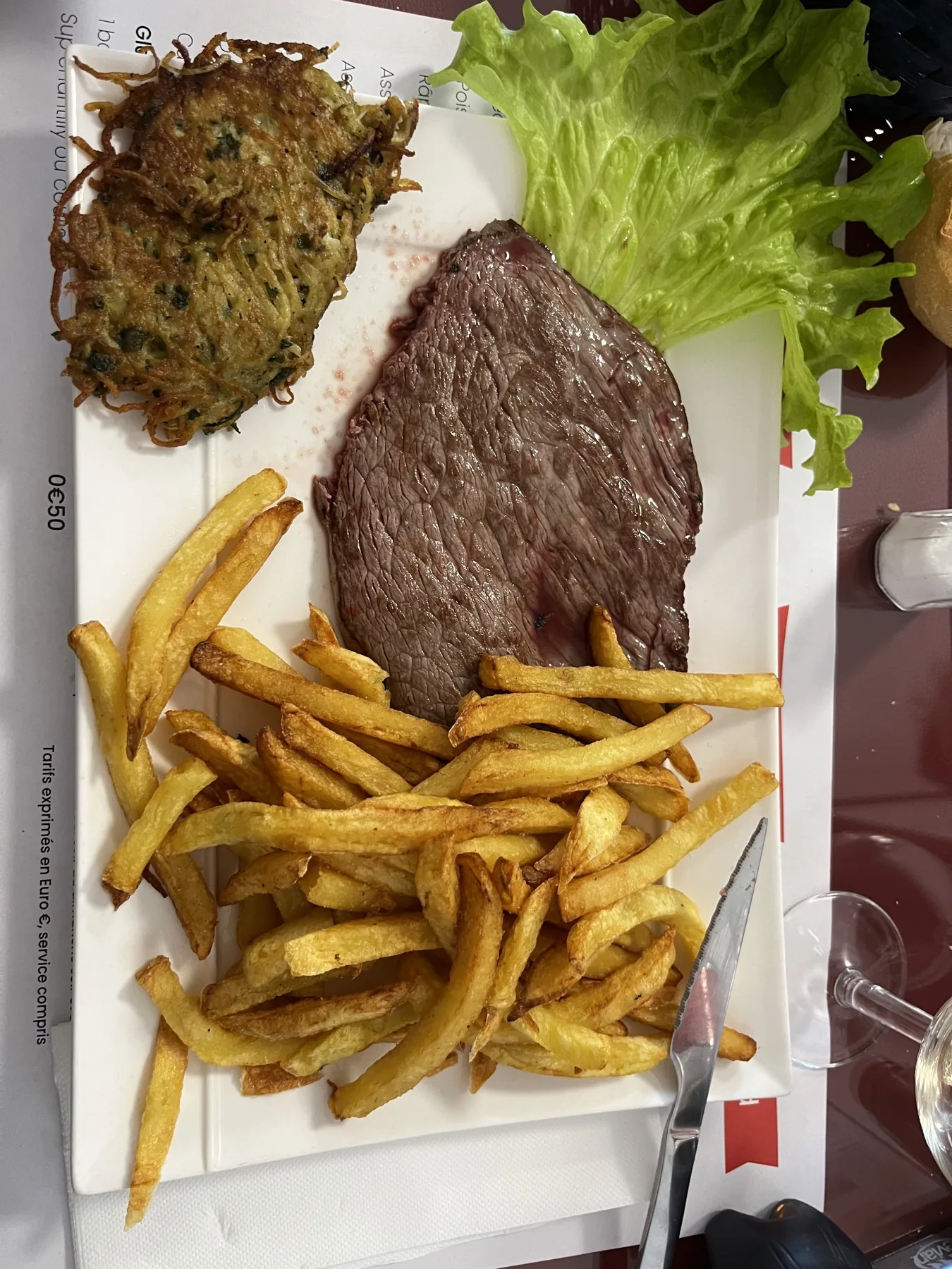Steak frites maison